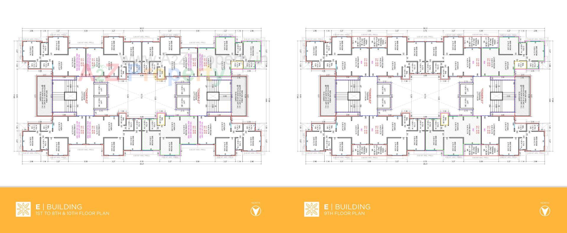 Layout of real estate project Prayosha Bliss located at Dindoli, Surat, Gujarat
