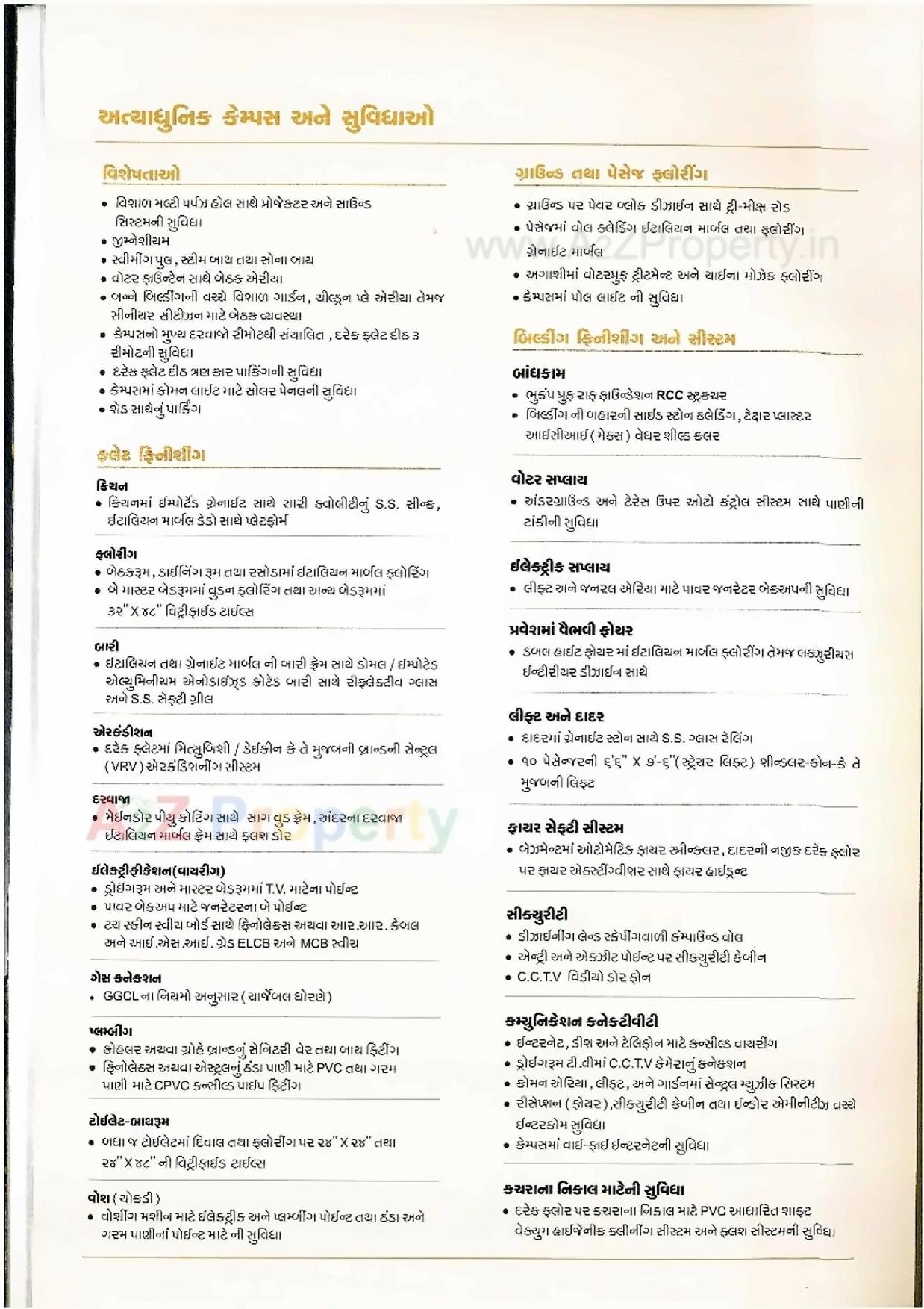  of real estate project Prayosha Exotica located at Dabholi, Surat, Gujarat