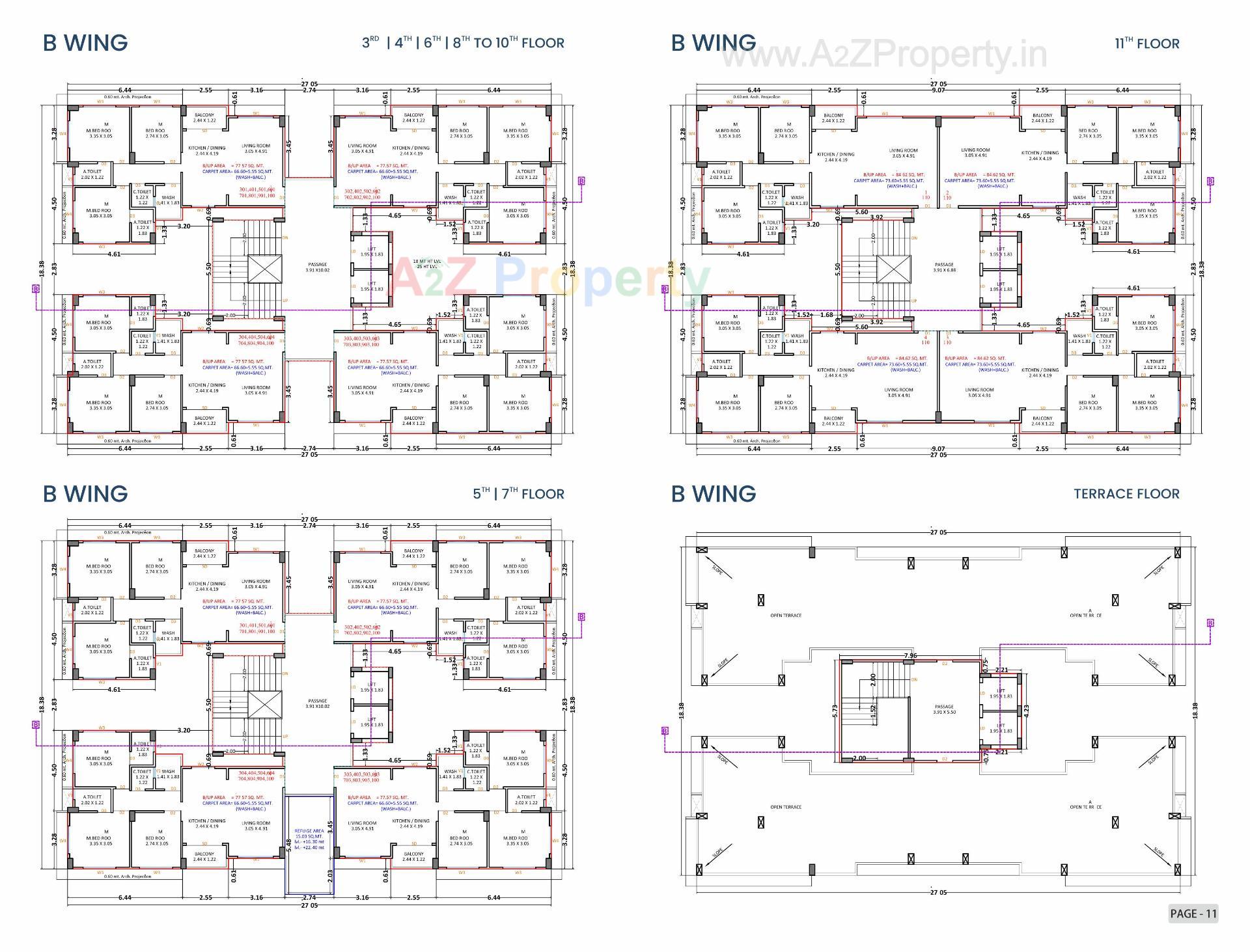 Layout of real estate project Prayosha Impress located at Dindoli, Surat, Gujarat