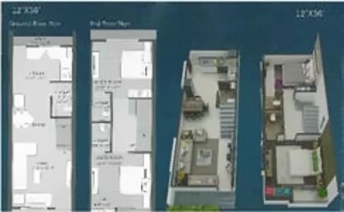 Layout of real estate project Prayosha Park located at Dindoli, Surat, Gujarat