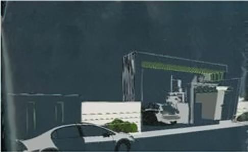 3D Elevation of real estate project Prayosha Park located at Dindoli, Surat, Gujarat