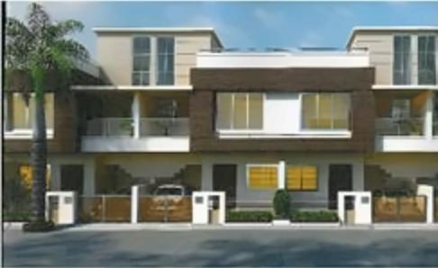 3D Elevation of real estate project Prayosha Park located at Dindoli, Surat, Gujarat