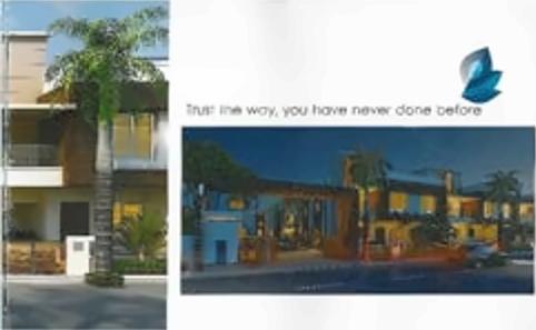 3D Elevation of real estate project Prayosha Park located at Dindoli, Surat, Gujarat