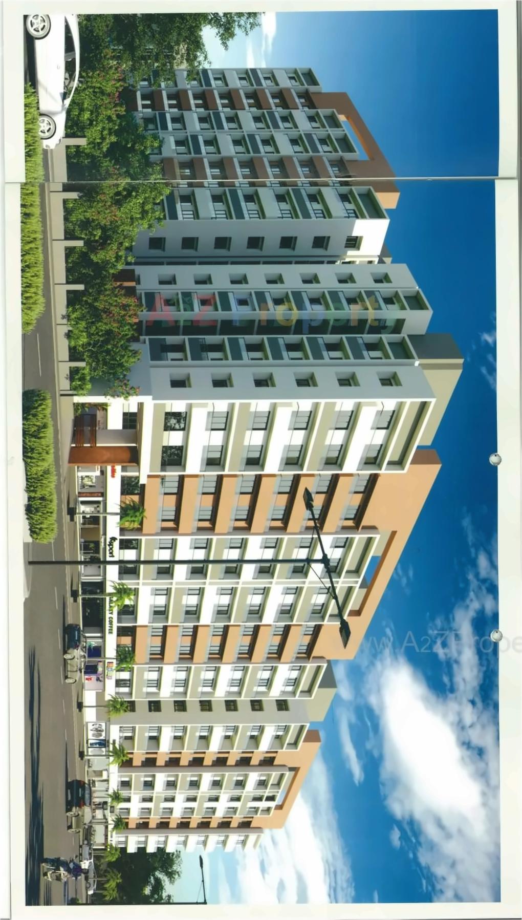 3D Elevation of real estate project Prayosha Prime located at Surat, Surat, Gujarat
