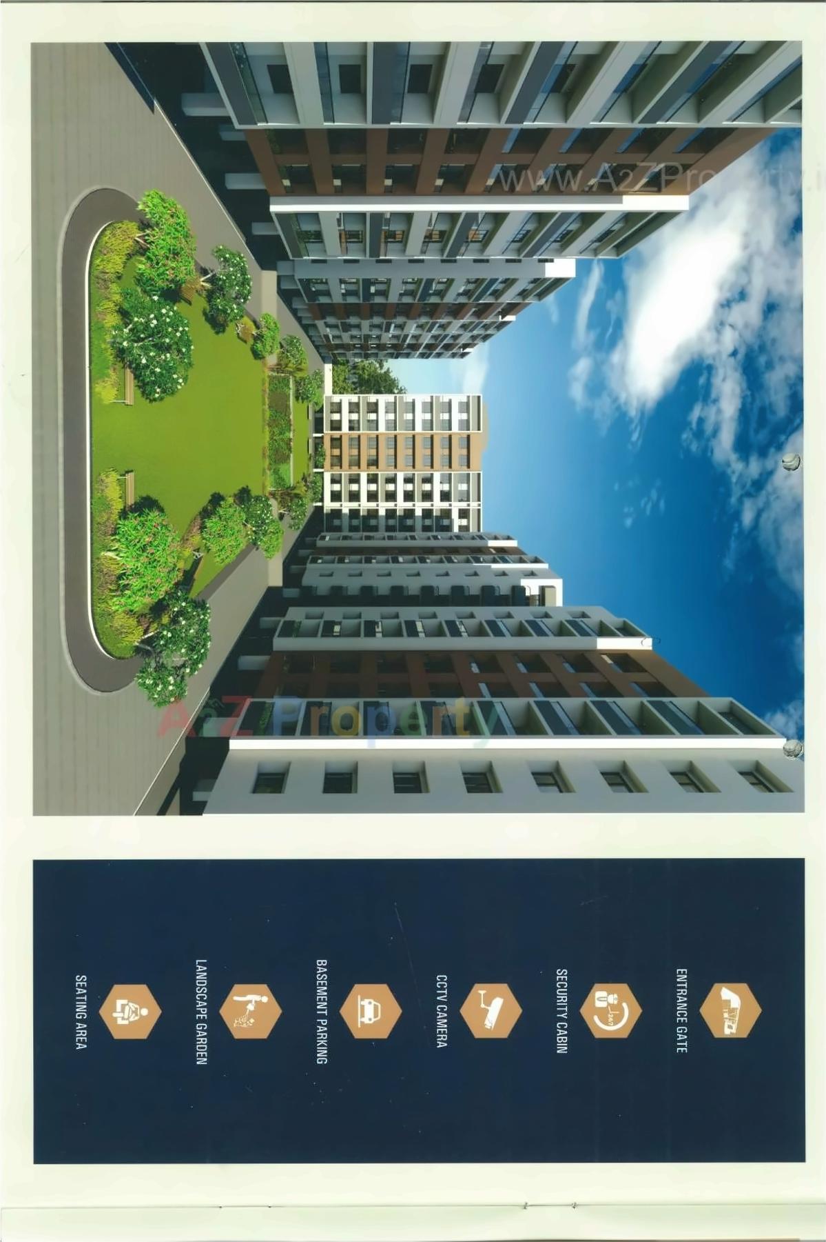 3D Elevation of real estate project Prayosha Prime located at Surat, Surat, Gujarat