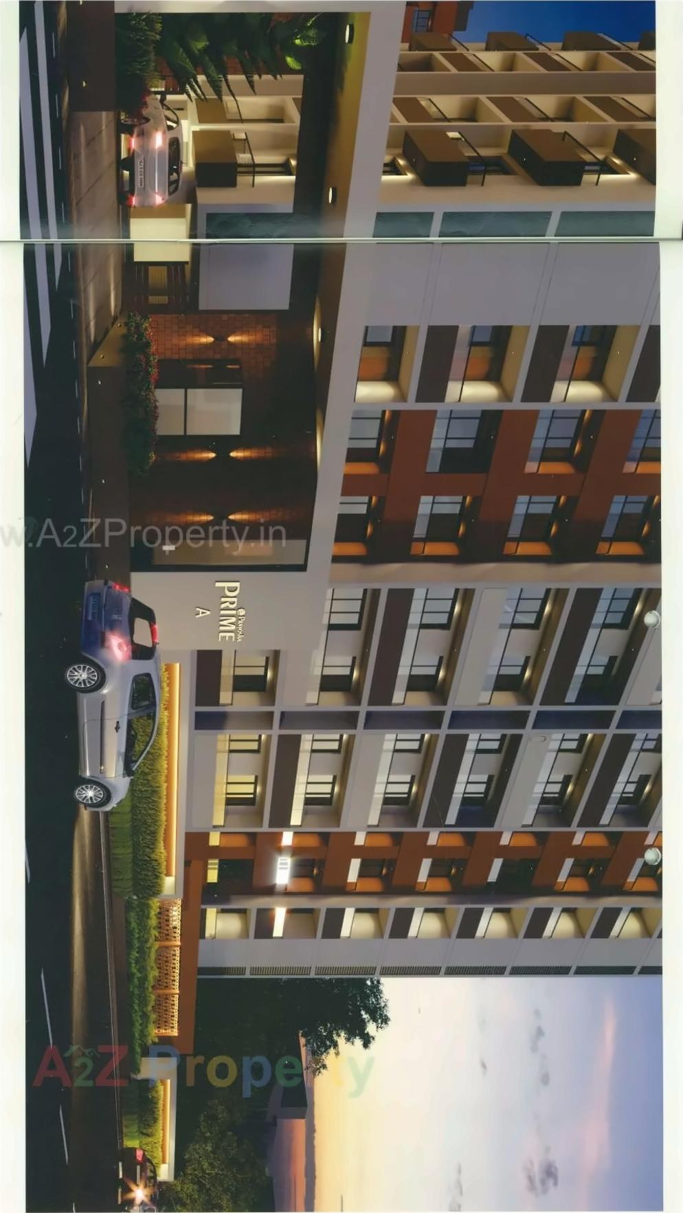 3D Elevation of real estate project Prayosha Prime located at Surat, Surat, Gujarat