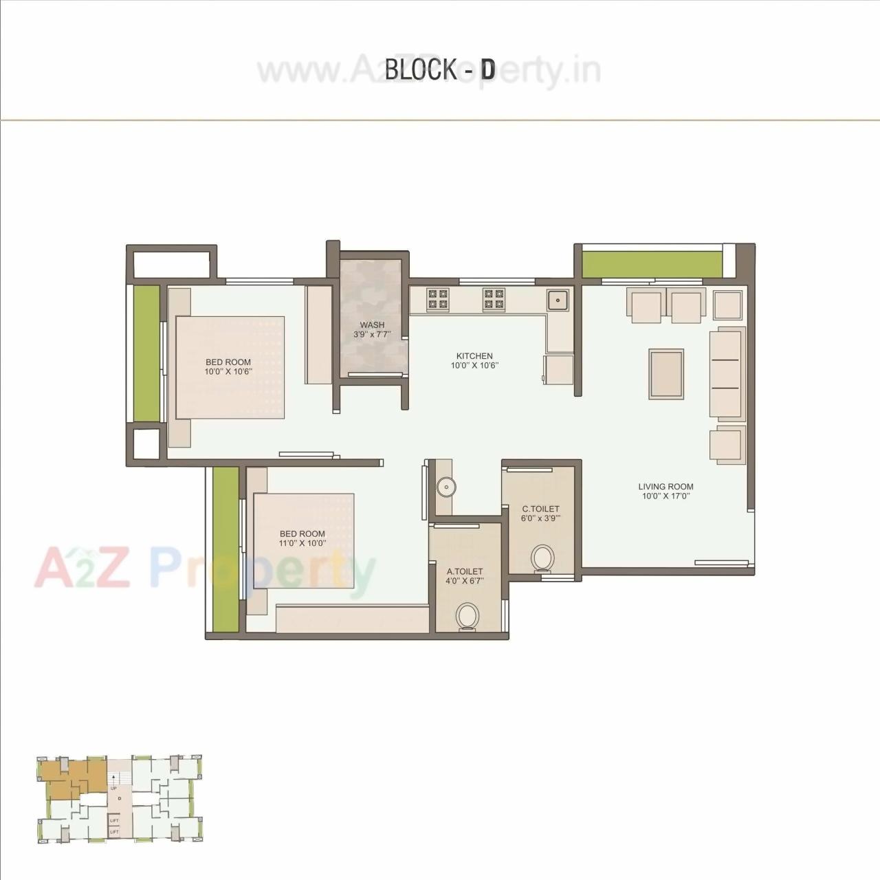 Layout of real estate project Prayosha Star located at Surat, Surat, Gujarat