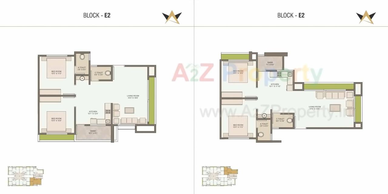 Layout of real estate project Prayosha Star located at Surat, Surat, Gujarat