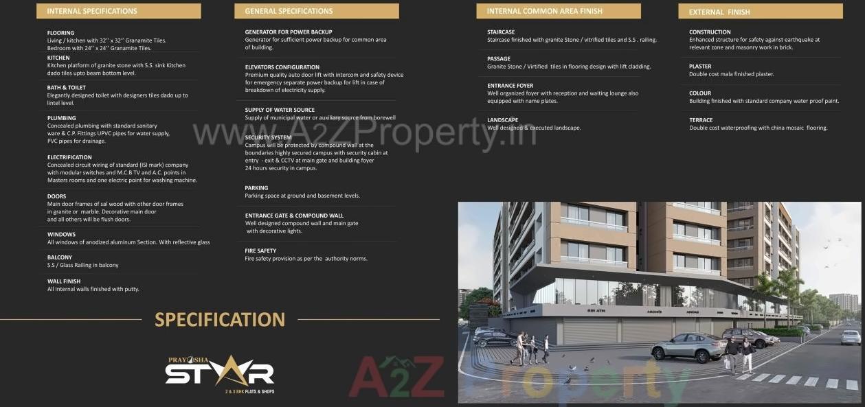  of real estate project Prayosha Star located at Surat, Surat, Gujarat