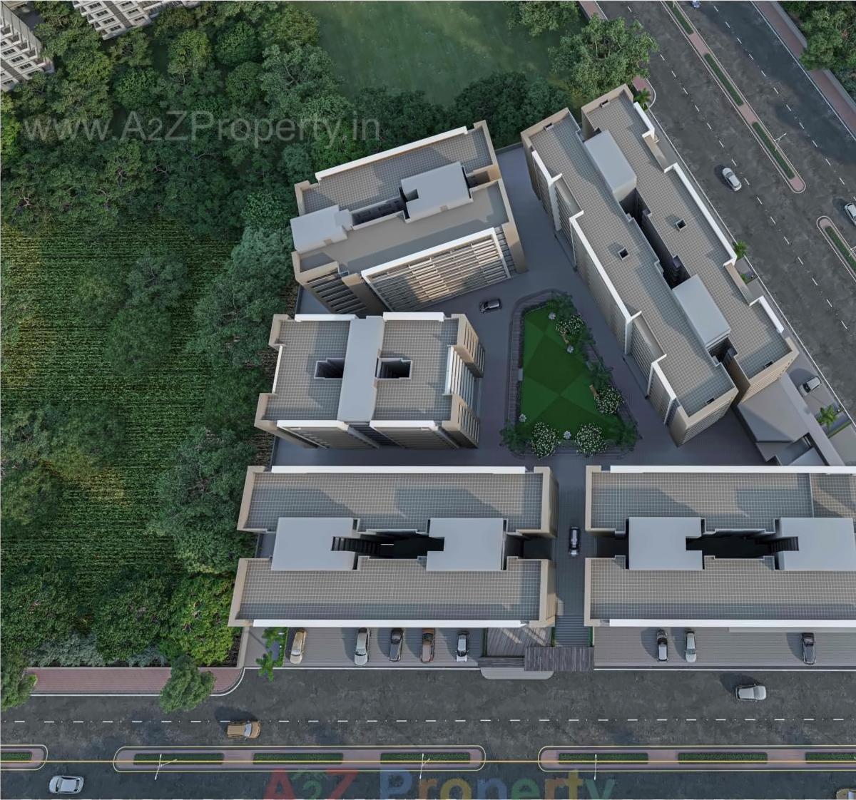 3D Elevation of real estate project Prayosha Star located at Surat, Surat, Gujarat