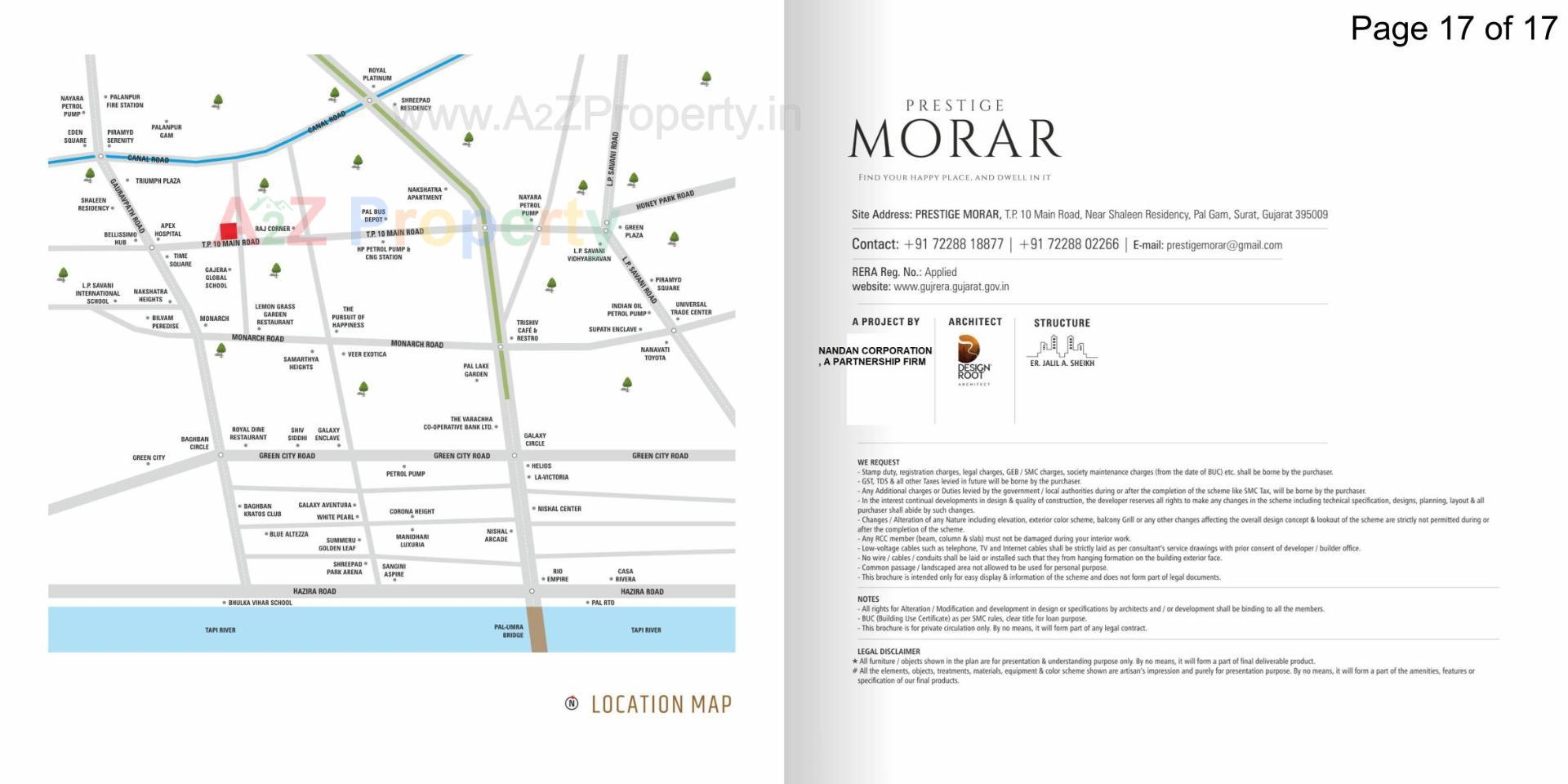  of real estate project Prestige Morar located at Pal, Surat, Gujarat
