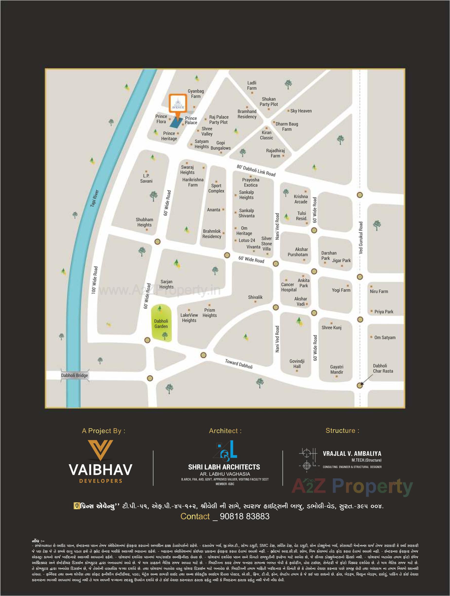  of real estate project Prince Avenue located at Surat, Surat, Gujarat