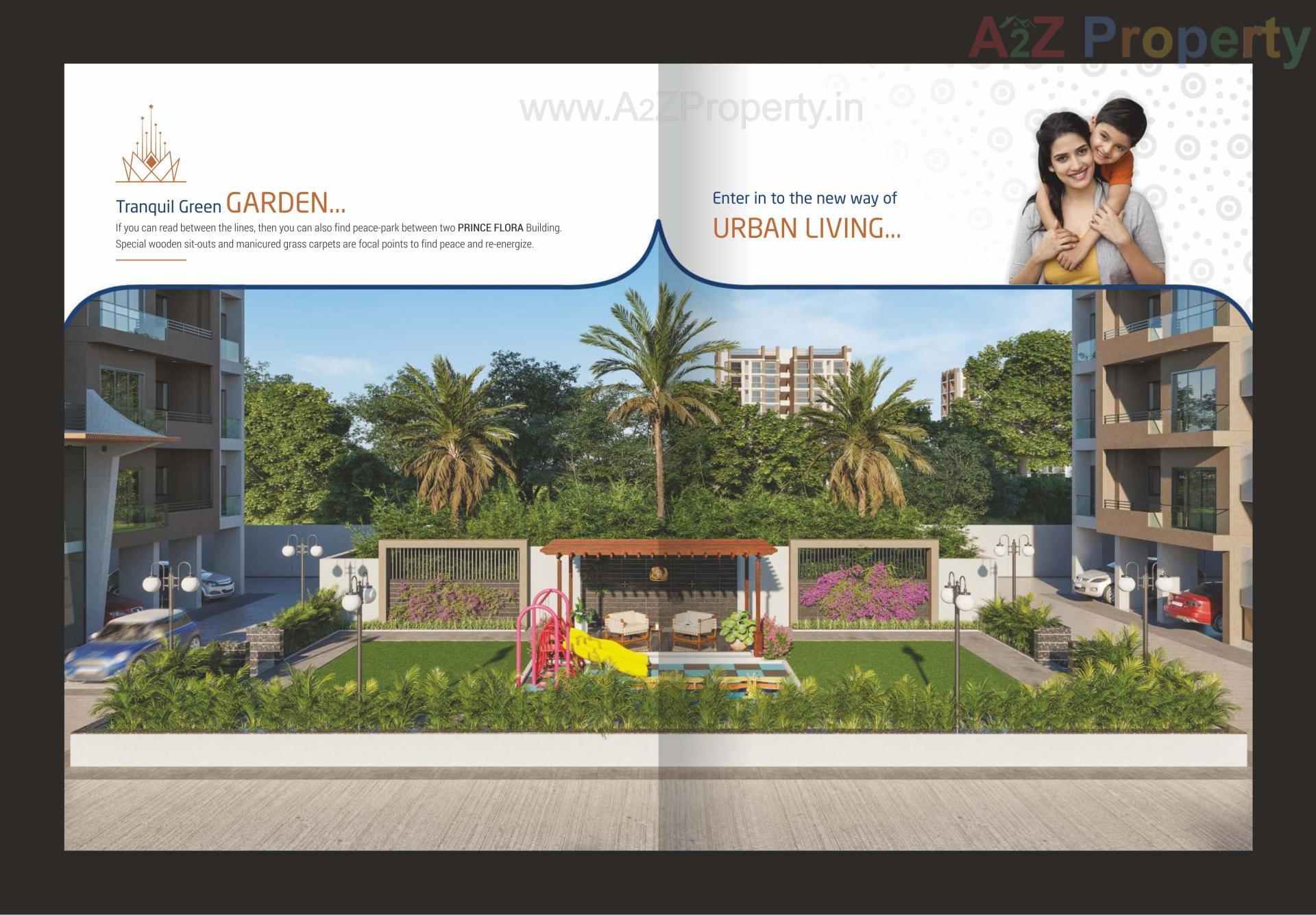 3D Elevation of real estate project Prince Flora located at Dabholi, Surat, Gujarat