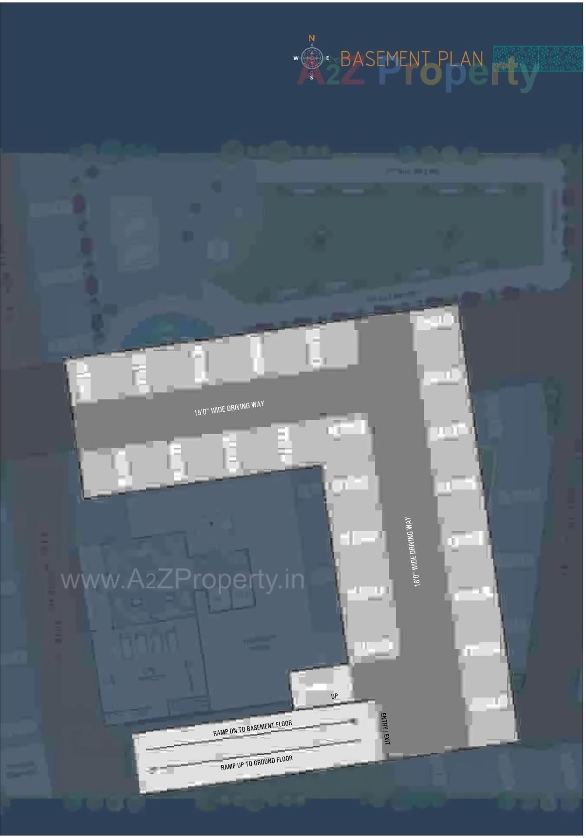 Layout of real estate project Prince Heaven located at Dabholi, Surat, Gujarat