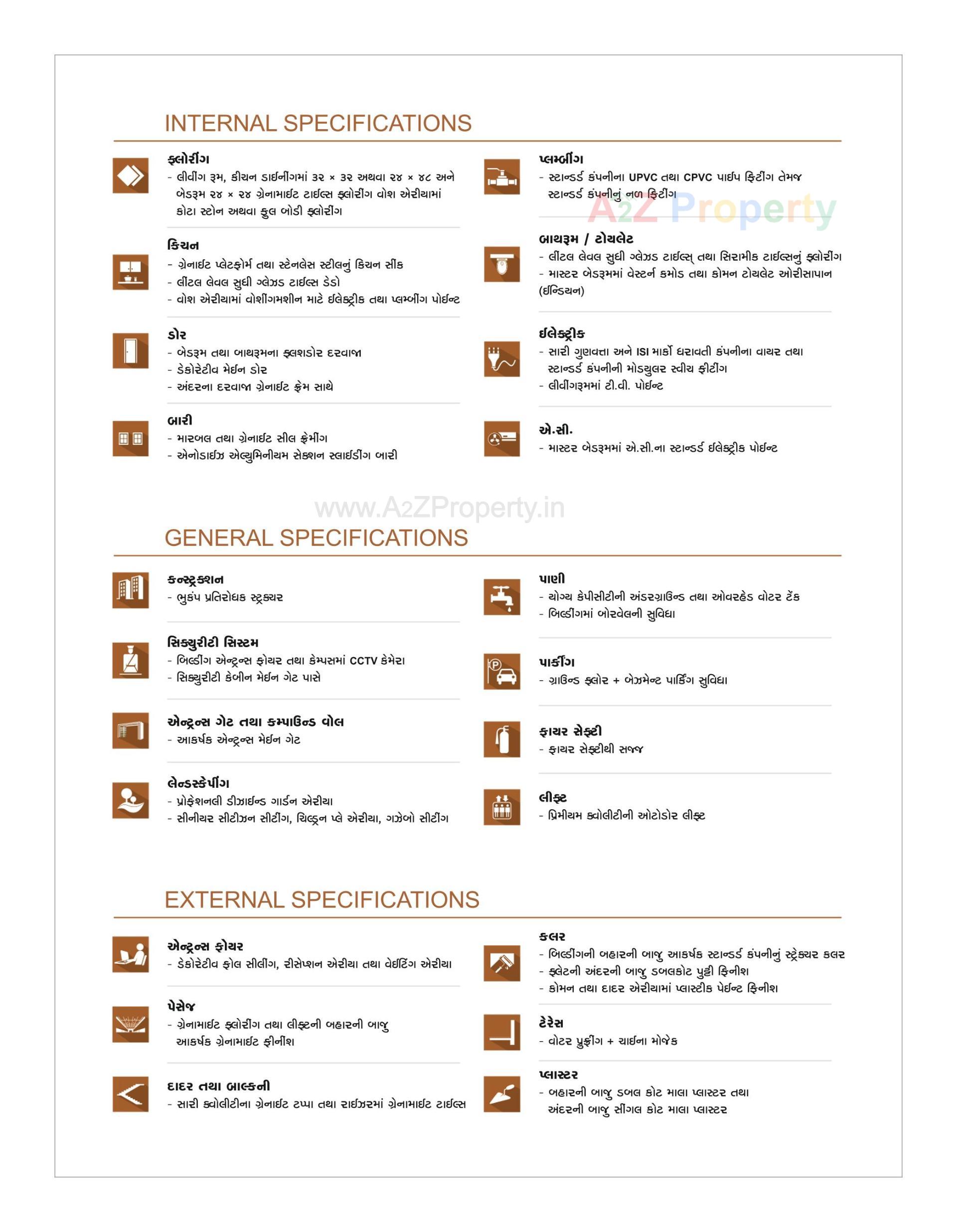  of real estate project Prince Heritage located at Dabholi, Surat, Gujarat