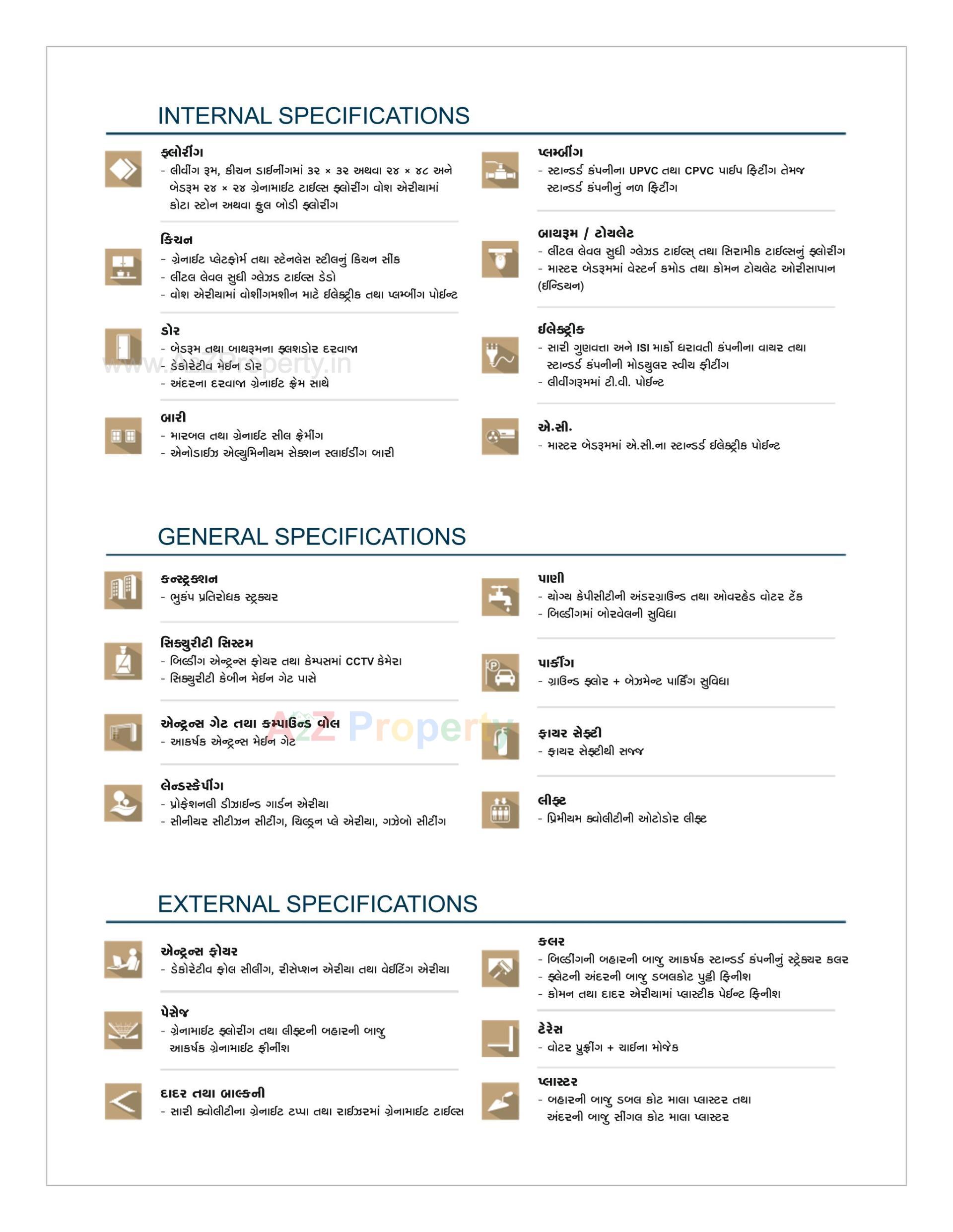  of real estate project Prince Palace located at Dabholi, Surat, Gujarat