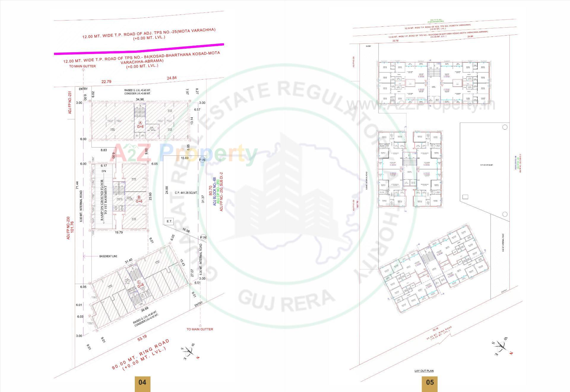  of real estate project Prism Luxuria located at Abrama, Surat, Gujarat