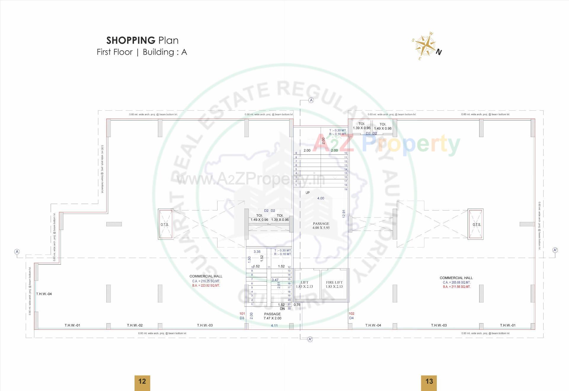  of real estate project Prism Luxuria located at Abrama, Surat, Gujarat
