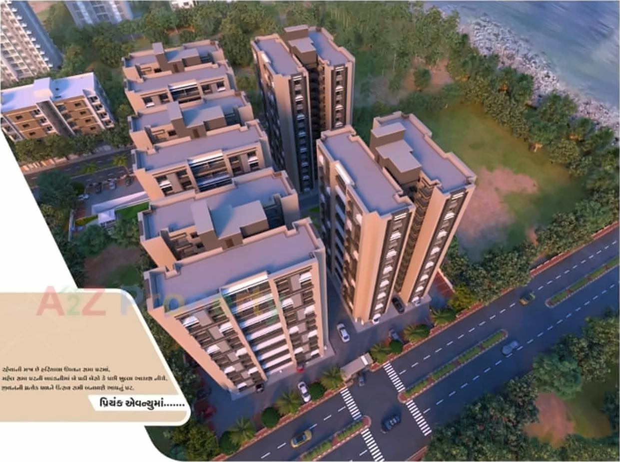 3D Elevation of real estate project Priyank Avenue located at Varachha, Surat, Gujarat