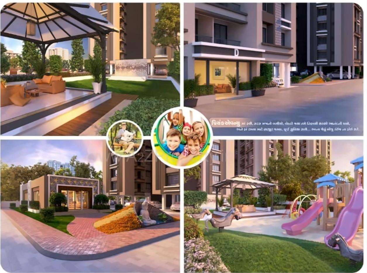 3D Elevation of real estate project Priyank Avenue located at Varachha, Surat, Gujarat