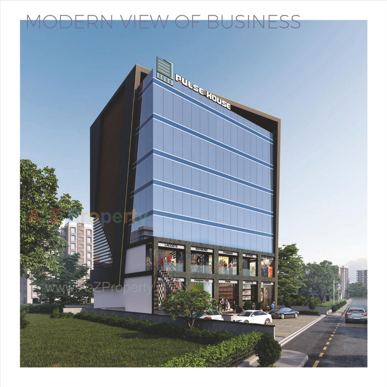 3D Elevation of real estate project Pulse House located at City, Surat, Gujarat
