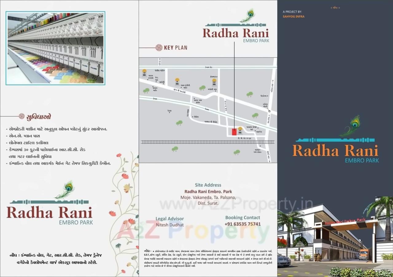  of real estate project Radha Rani Embro Park located at Vakaneda, Surat, Gujarat