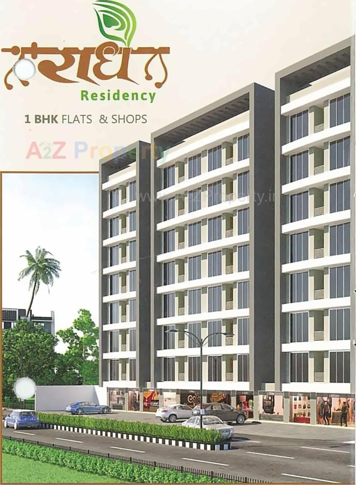 3D Elevation of real estate project Radhe Residency located at Godadara, Surat, Gujarat