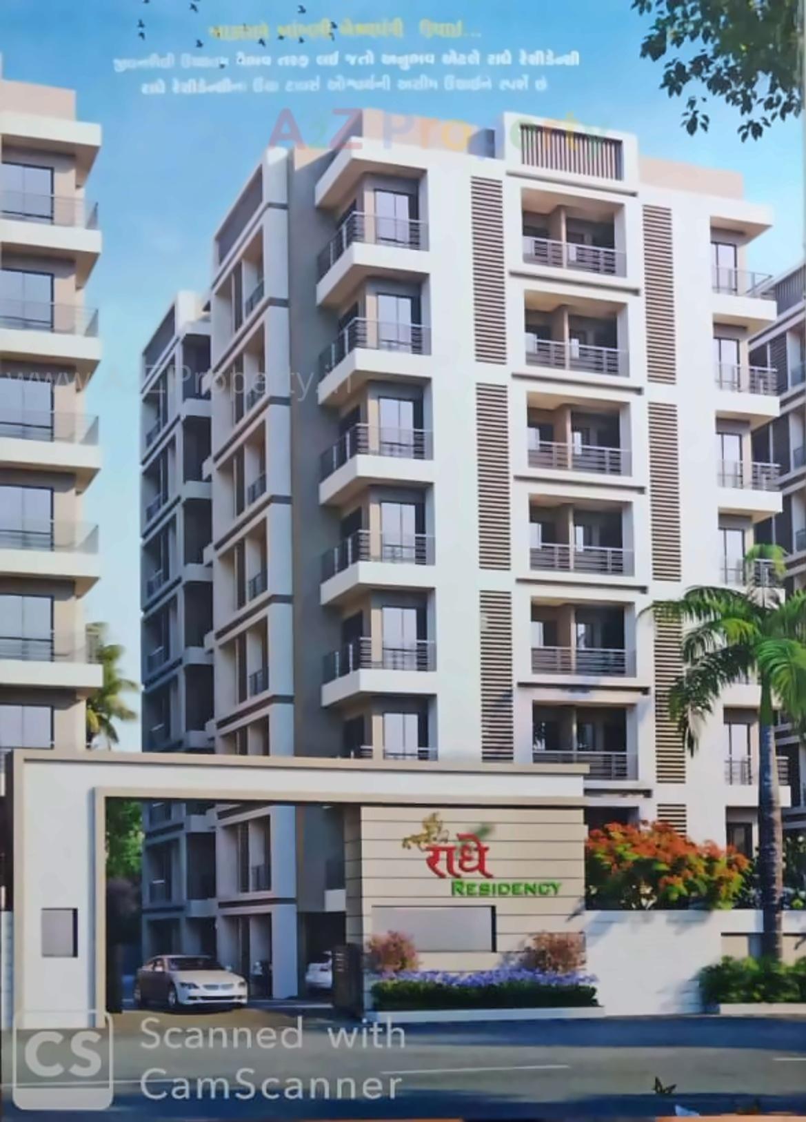 3D Elevation of real estate project Radhe Residency located at Surat, Surat, Gujarat