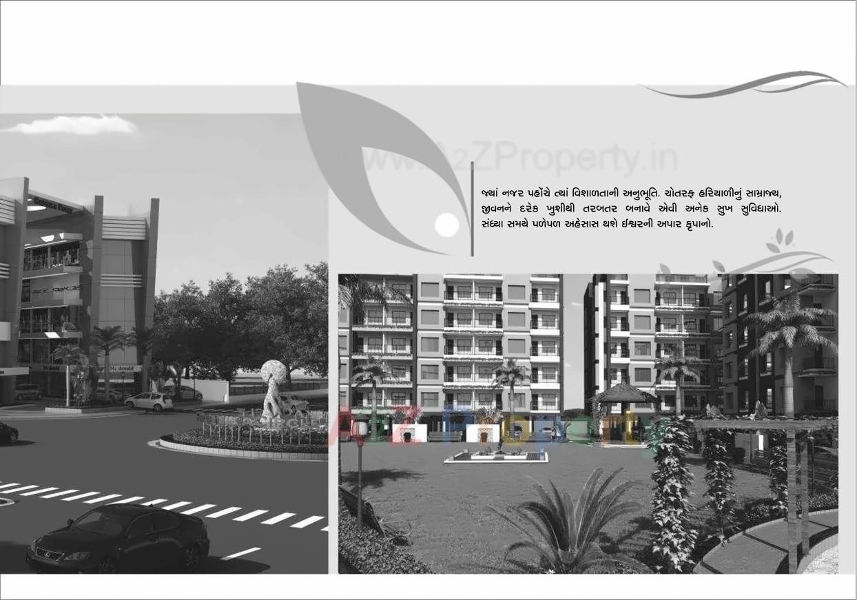 3D Elevation of real estate project Radhika Residency   Point located at Variav, Surat, Gujarat