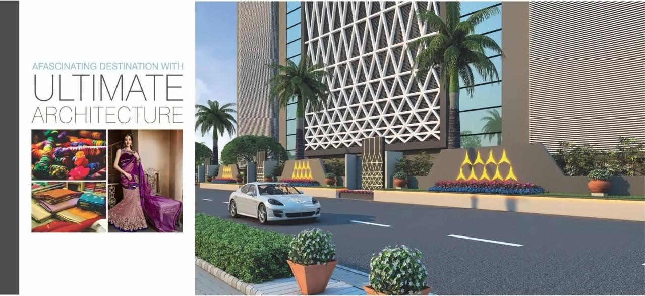 3D Elevation of real estate project Raghuvir Platinum located at Kumbhariya, Surat, Gujarat