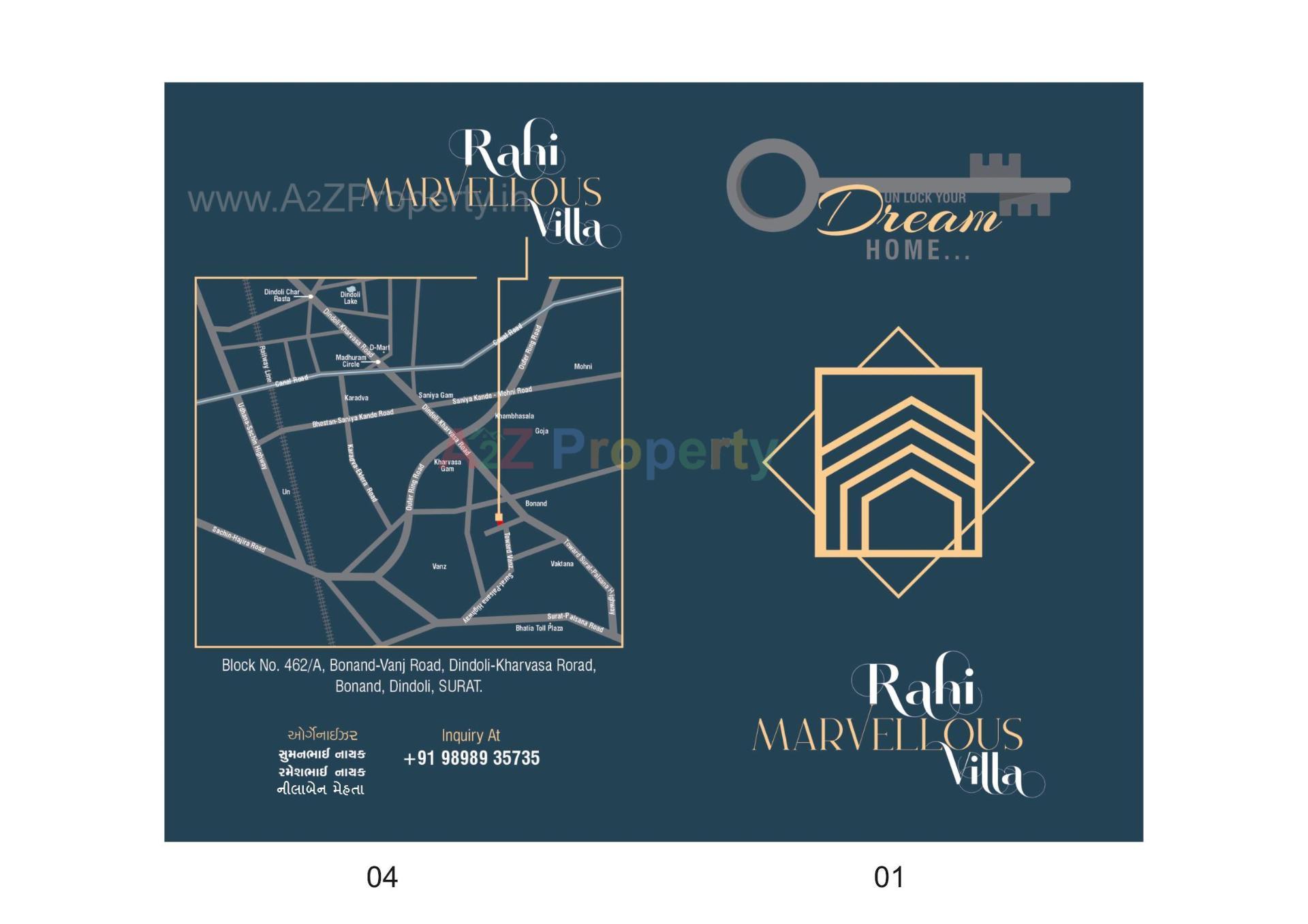  of real estate project Rahi Marvellous Villa located at Bonand, Surat, Gujarat