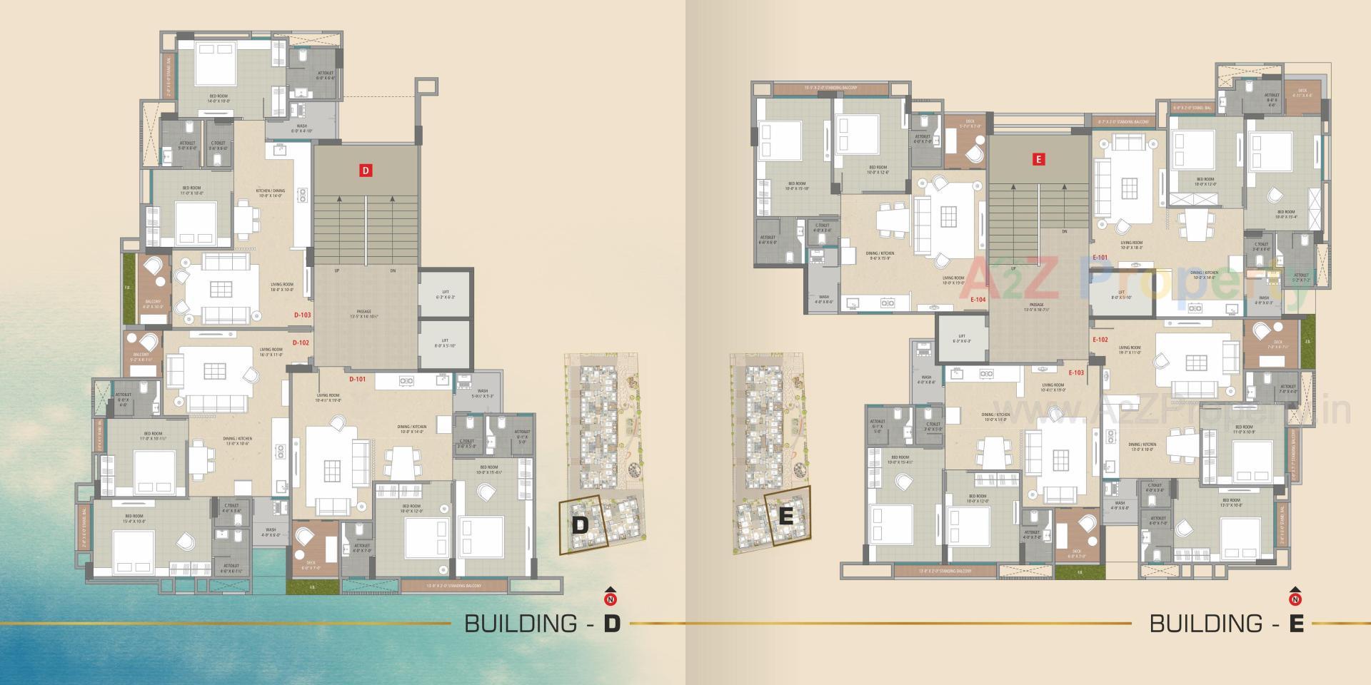 Layout of real estate project Raihan Heights located at Adajan, Surat, Gujarat