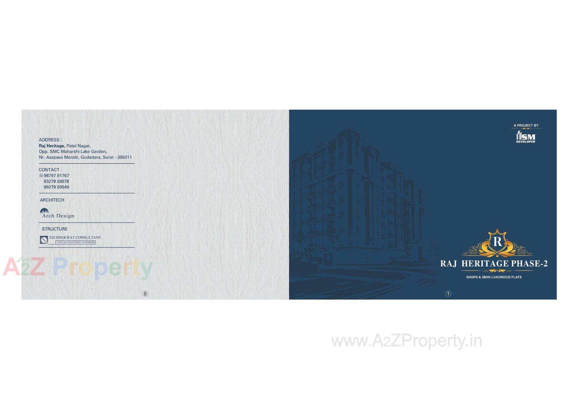  of real estate project Raj Heritage located at Godadara, Surat, Gujarat