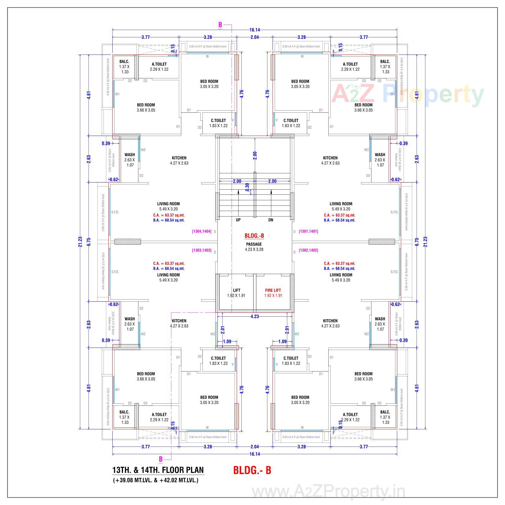 Layout of real estate project Raj Luxuria located at Devadh, Surat, Gujarat