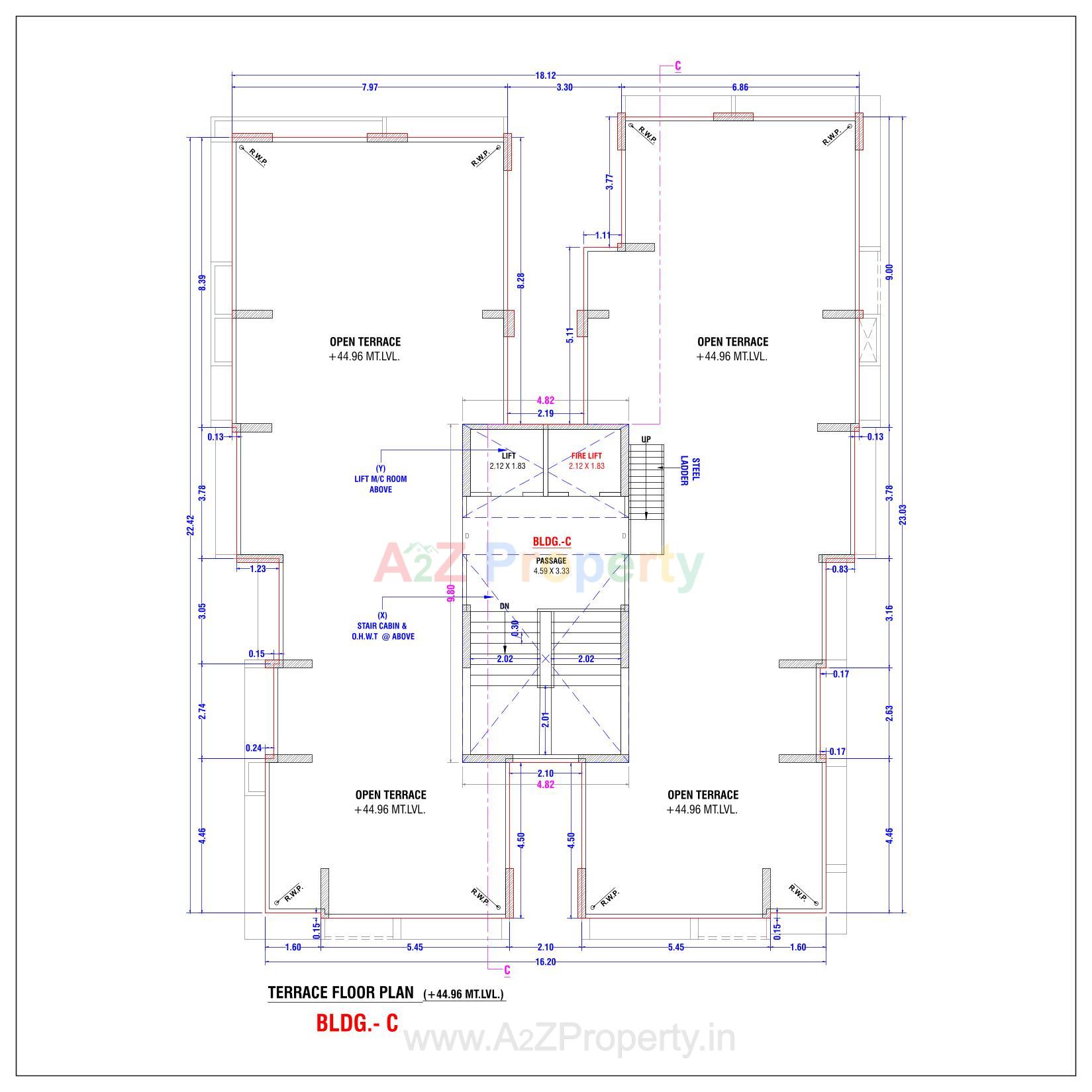 Layout of real estate project Raj Luxuria located at Devadh, Surat, Gujarat