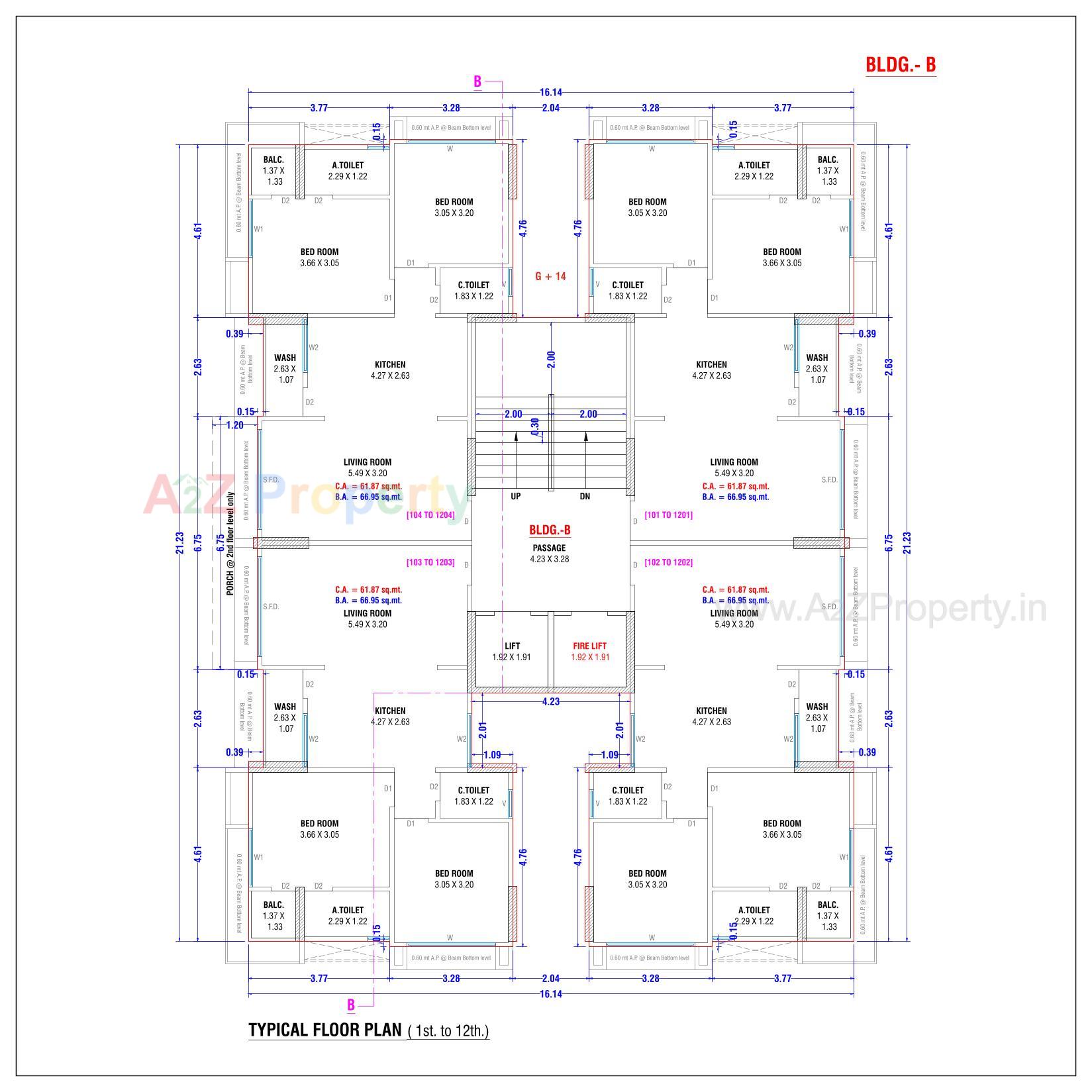 Layout of real estate project Raj Luxuria located at Devadh, Surat, Gujarat