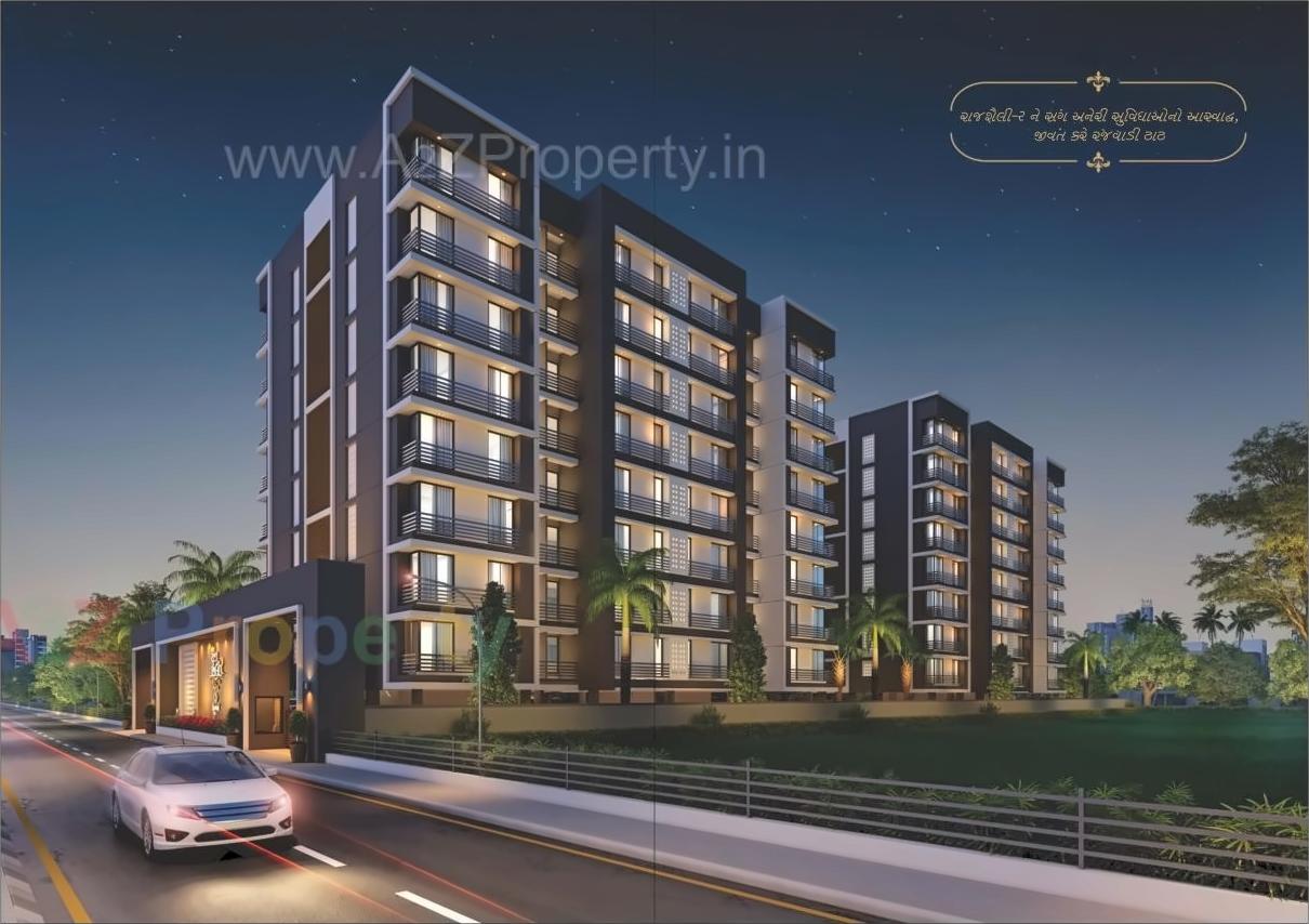 3D Elevation of real estate project Raj Shailee located at Varachha, Surat, Gujarat