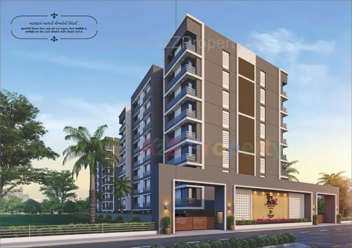 3D Elevation of real estate project Raj Shailee located at Varachha, Surat, Gujarat