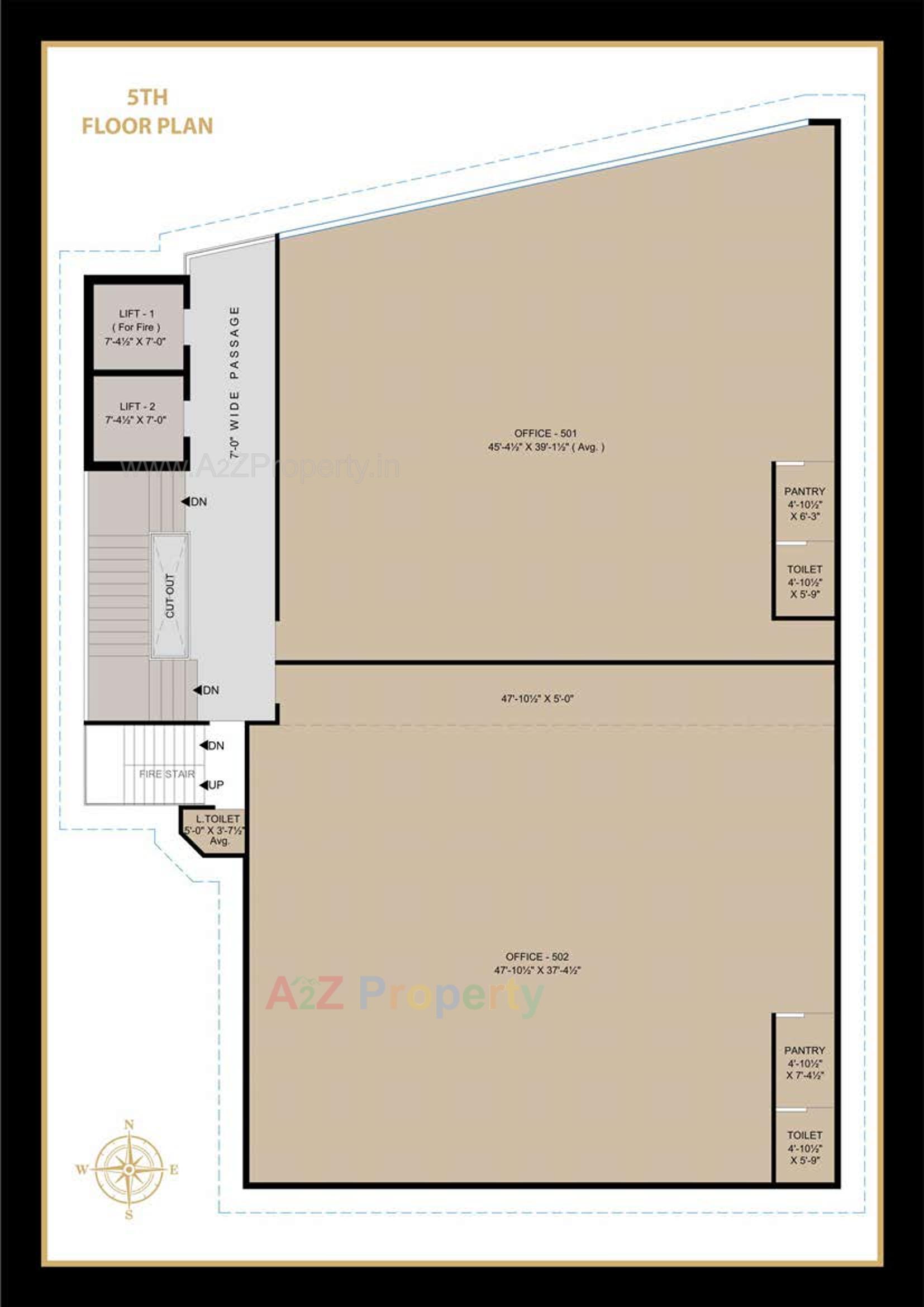 Layout of real estate project Rajhans Aron located at Athwa, Surat, Gujarat