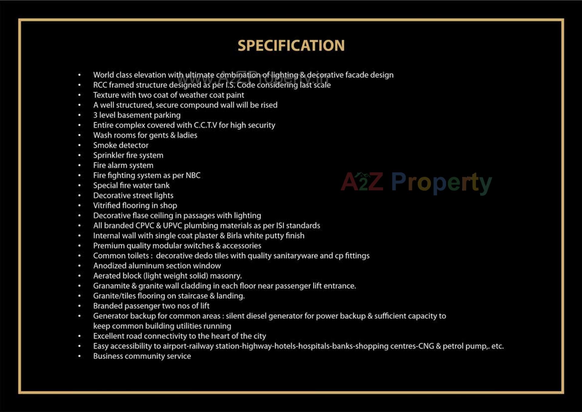  of real estate project Rajhans Aron located at Athwa, Surat, Gujarat