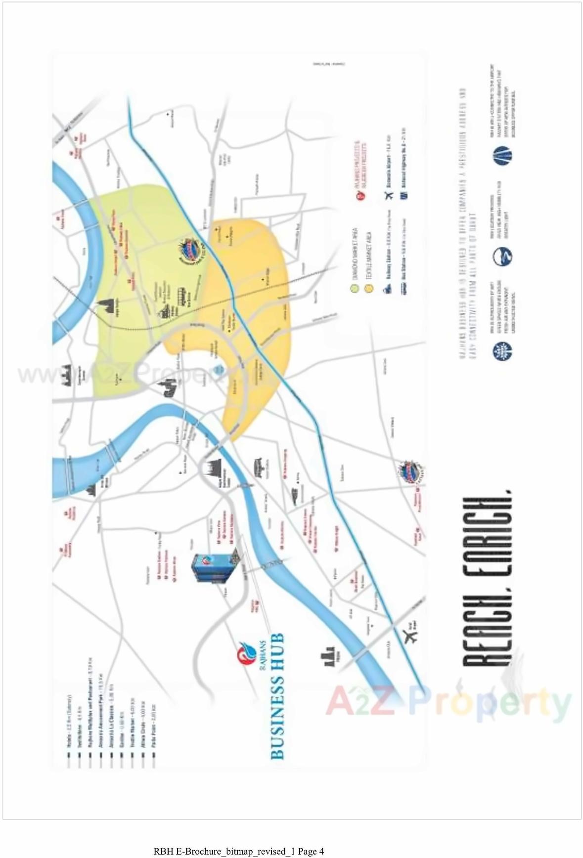  of real estate project Rajhans Business Hub located at Pal, Surat, Gujarat