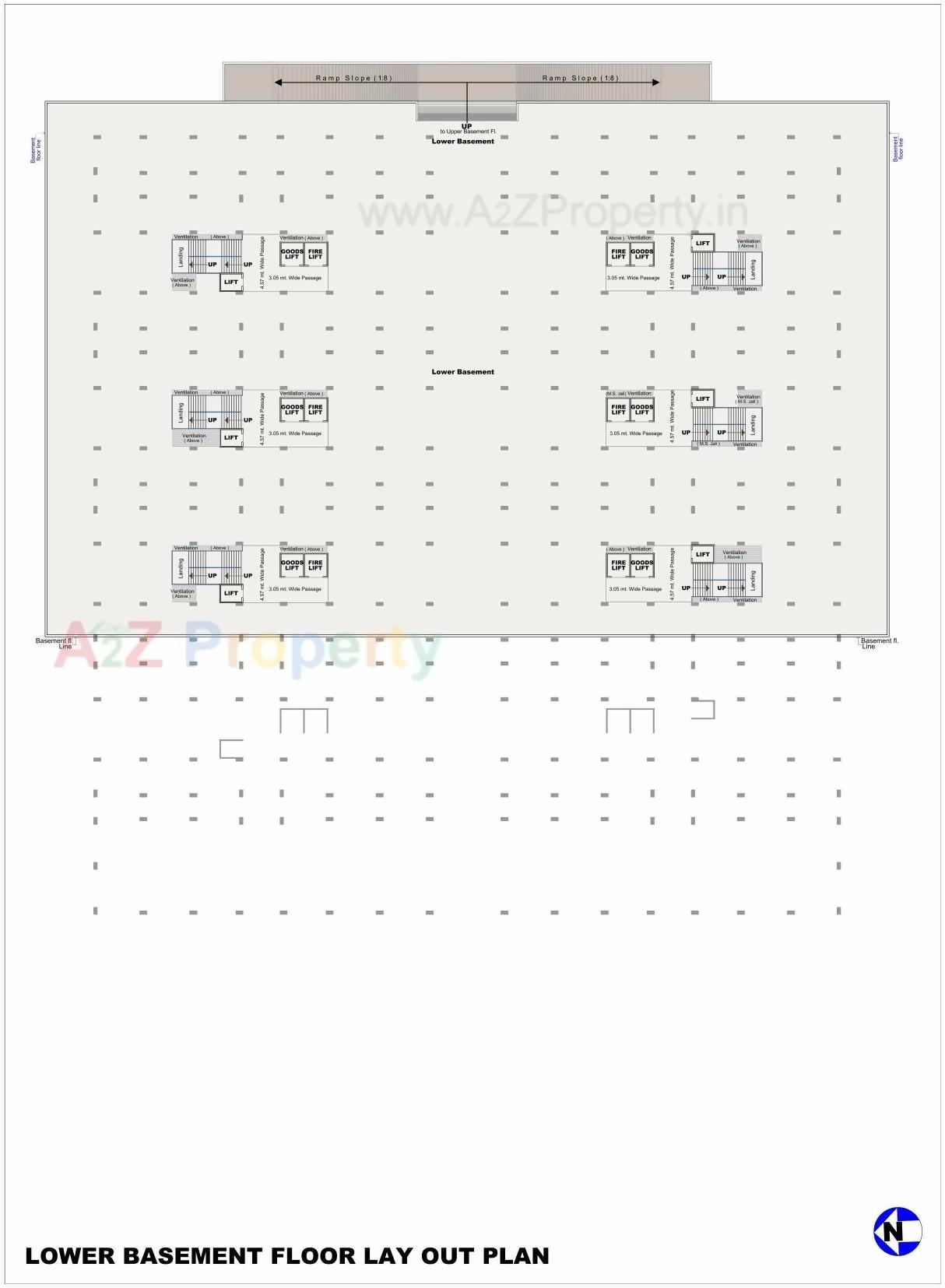 Layout of real estate project Rajhans Fabrizo located at Magob, Surat, Gujarat