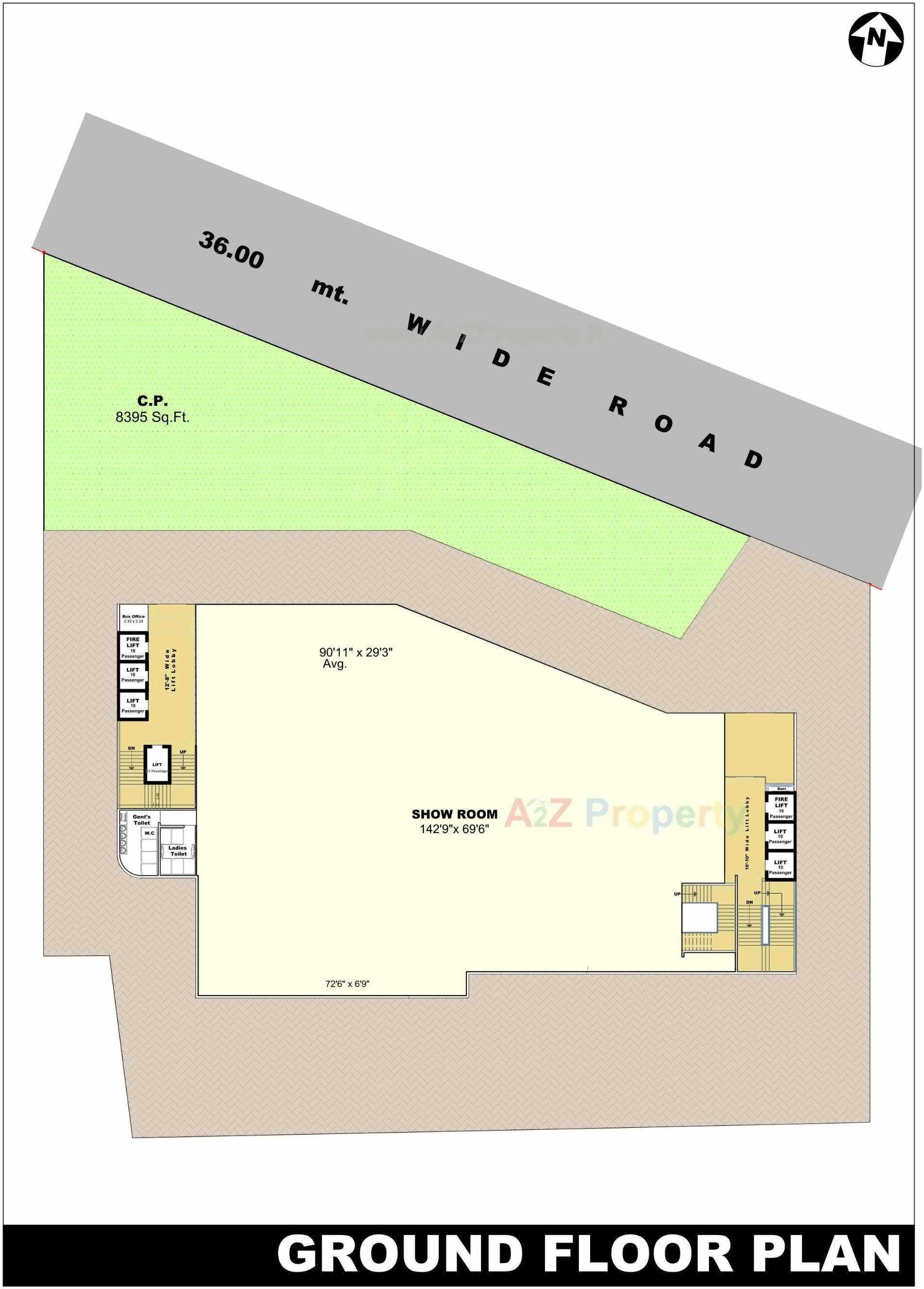 Layout of real estate project Rajhans Flamingo located at Surat, Surat, Gujarat