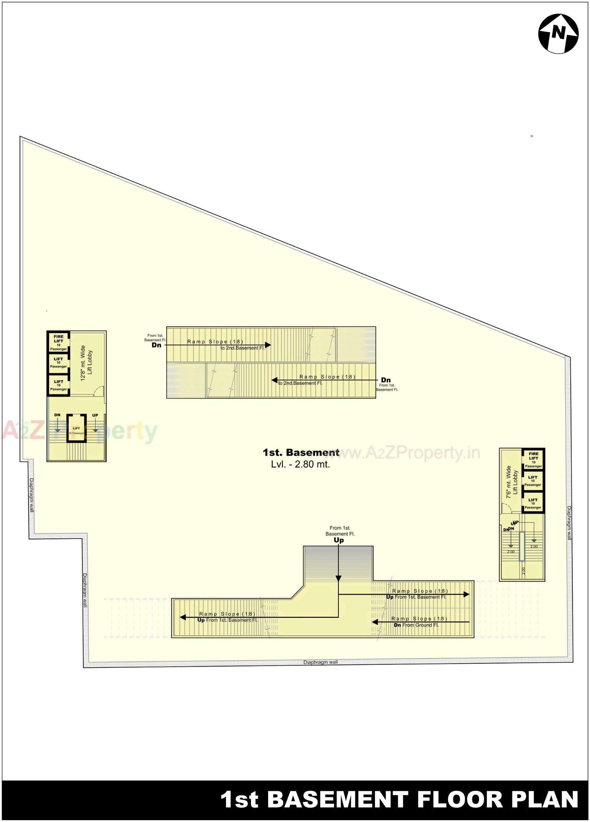 Layout of real estate project Rajhans Flamingo located at Surat, Surat, Gujarat