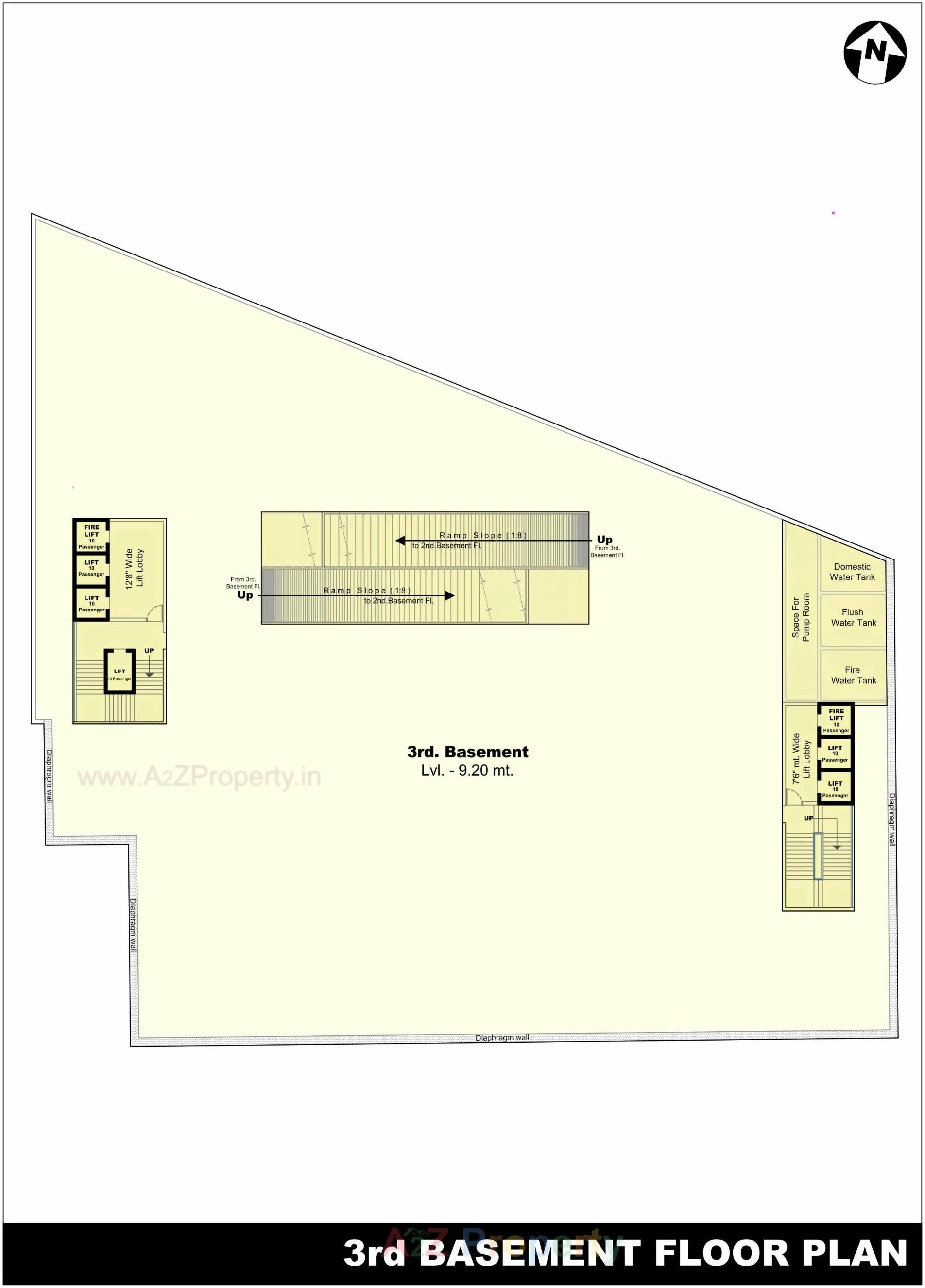 Layout of real estate project Rajhans Flamingo located at Surat, Surat, Gujarat