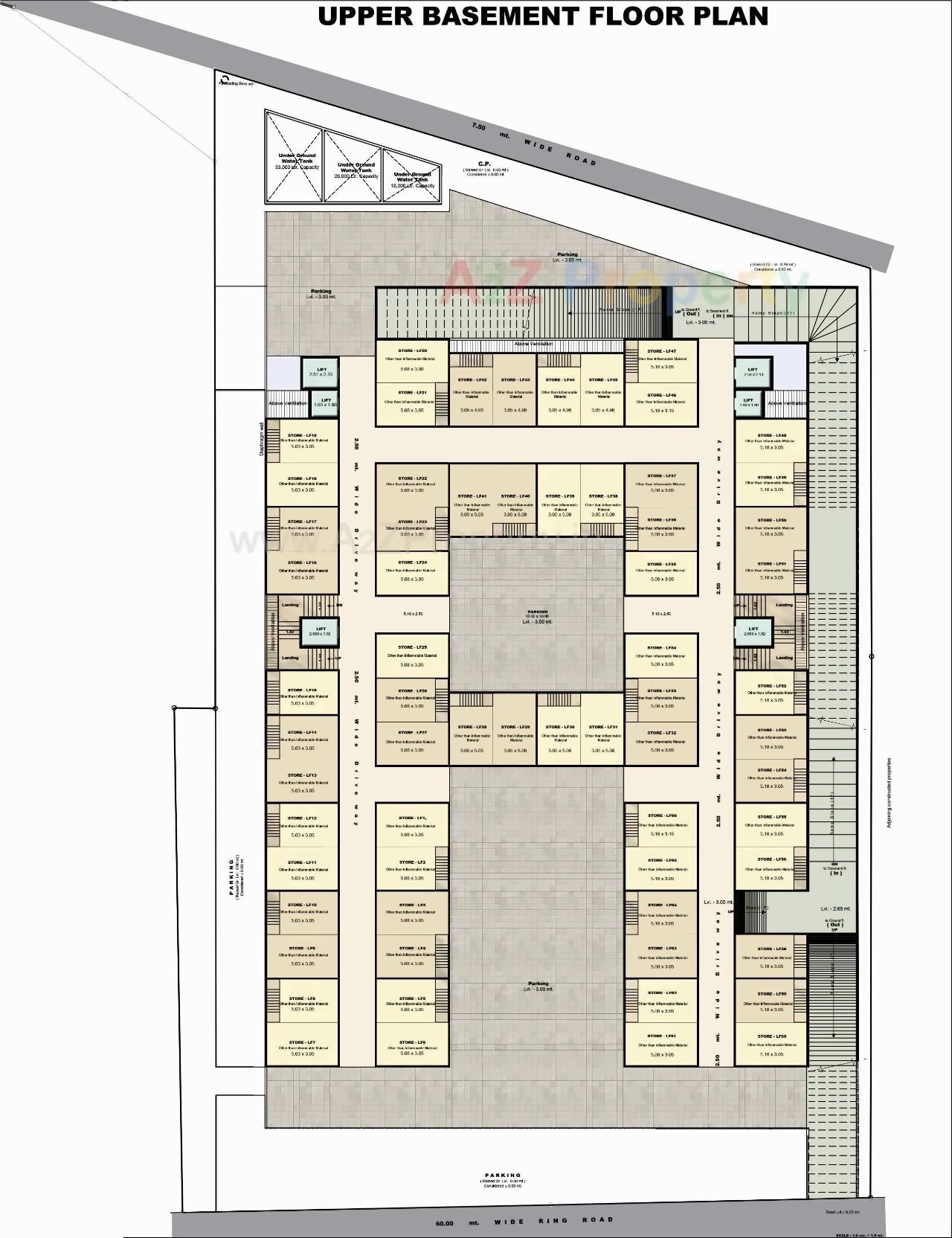 Layout of real estate project Rajhans Imperia located at Salabatpura, Surat, Gujarat