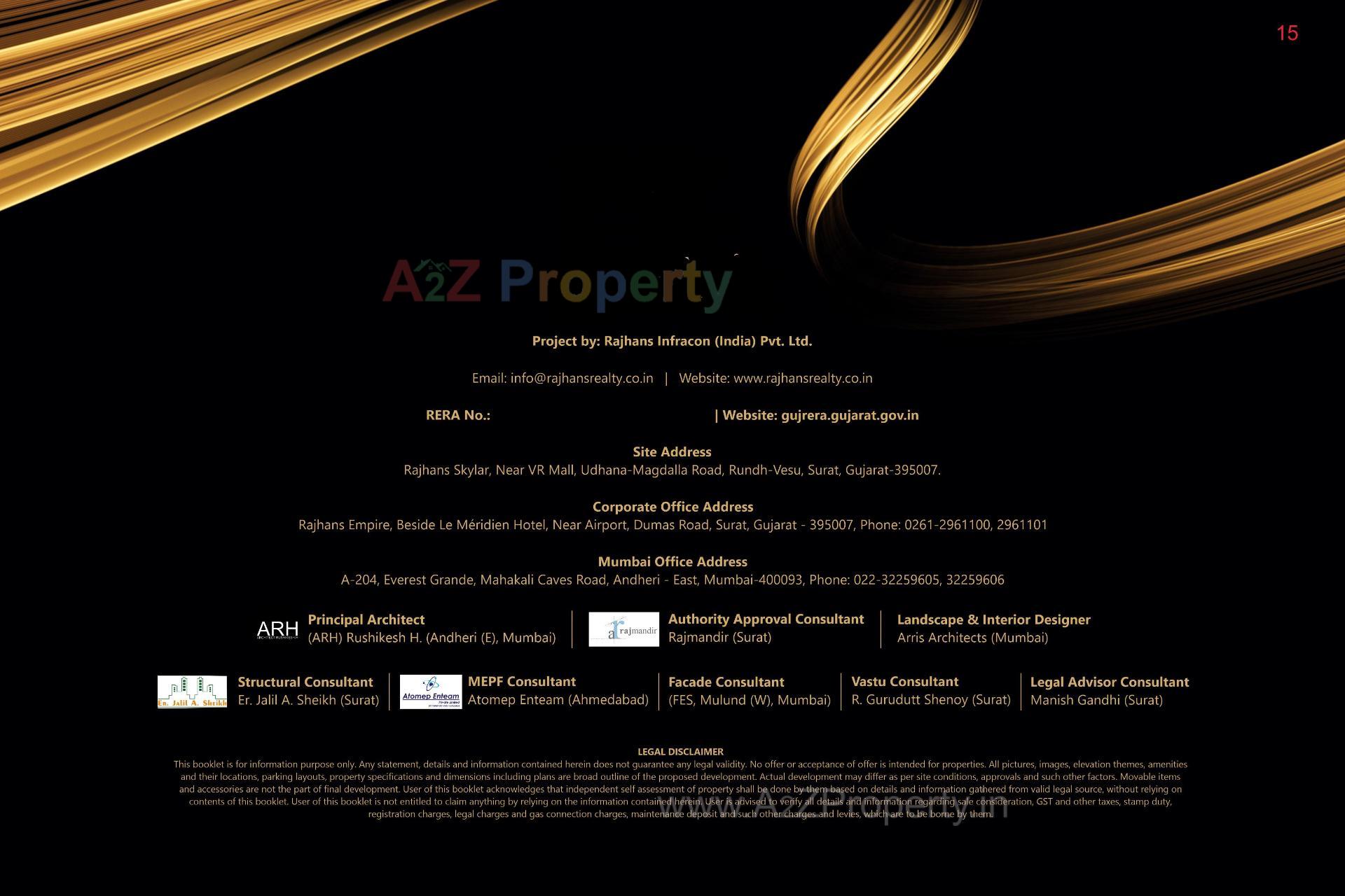  of real estate project Rajhans Skylar located at Rundh, Surat, Gujarat