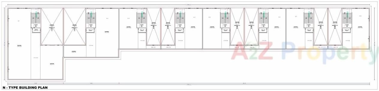 Layout of real estate project Rajhans Transport Nagar located at Chalthan, Surat, Gujarat