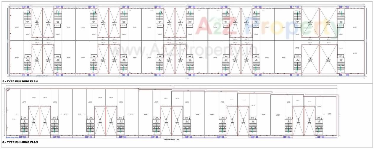 Layout of real estate project Rajhans Transport Nagar located at Chalthan, Surat, Gujarat