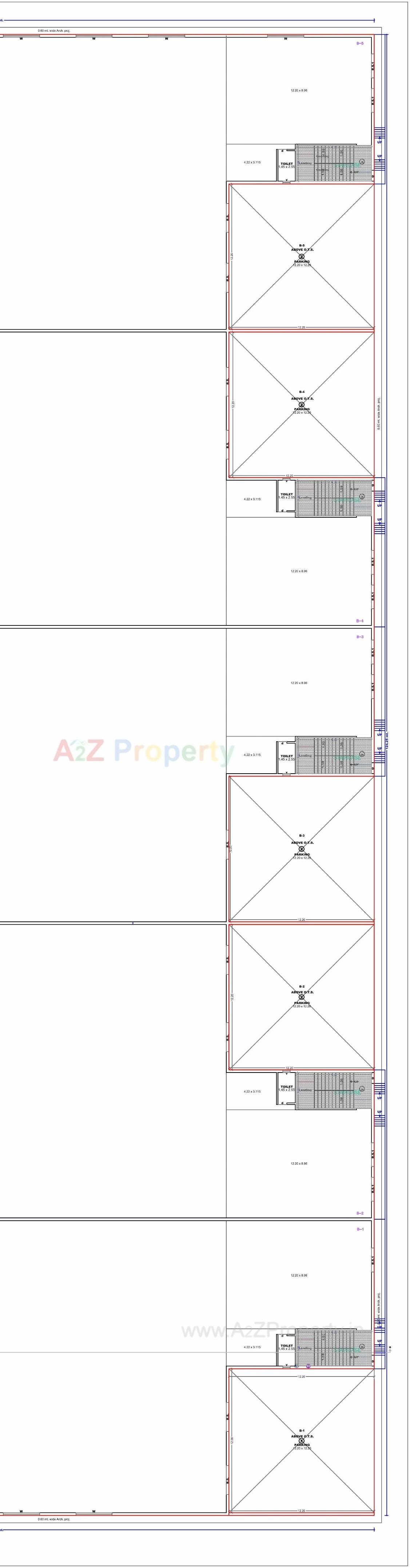 Layout of real estate project Rajhans Transport Nagar located at Chalthan, Surat, Gujarat